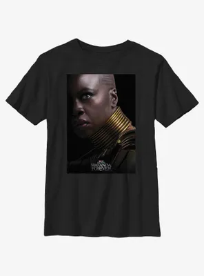 Marvel Black Panther: Wakanda Forever Okoye Movie Poster Youth T-Shirt