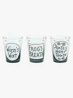 Disney The Nightmare Before Christmas 30th Anniversary Potion Bottle Mini Glass Set