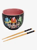 The Powerpuff Girls Panel Portraits Ramen Bowl with Chopsticks