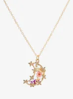 Celestial Pressed Sakura Blossoms Necklace - BoxLunch Exclusive