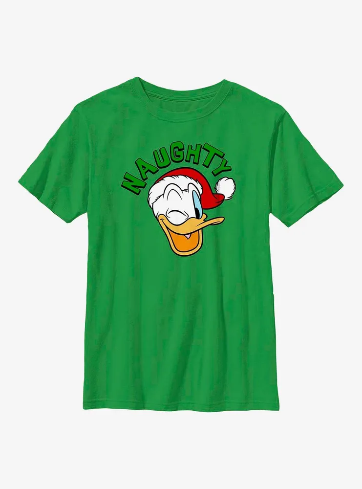 Disney Donald Duck Naughty Holiday Youth T-Shirt