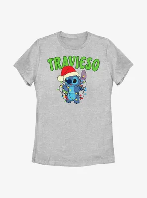 Disney Lilo & Stitch Travieso Naughty Spanish Womens T-Shirt