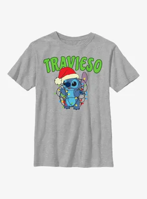Disney Lilo & Stitch Travieso Naughty Spanish Youth T-Shirt