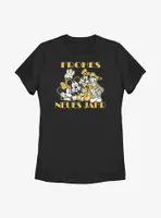 Disney Mickey Mouse & Friends Frohes Neues Jahr Happy New Year German Womens T-Shirt