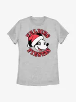 Disney Mickey Mouse Felices Fiestas Happy Holidays Spanish Womens T-Shirt