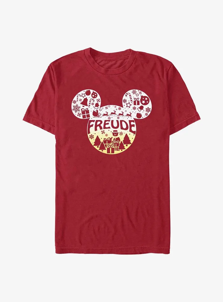 Disney Mickey Mouse Freude Joy German Ears T-Shirt