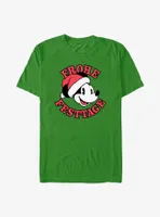 Disney Mickey Mouse Frohe Festtage Happy Holidays German T-Shirt