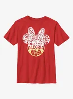 Disney Minnie Mouse Alegria Joy Spanish Ears Youth T-Shirt