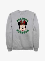 Disney Minnie Mouse Felices Fiestas Happy Holidays Spanish Sweatshirt