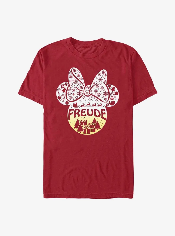 Disney Minnie Mouse Freude Joy German Ears T-Shirt