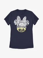 Disney Minnie Mouse Freude Joy German Ears Womens T-Shirt