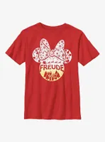 Disney Minnie Mouse Freude Joy German Ears Youth T-Shirt