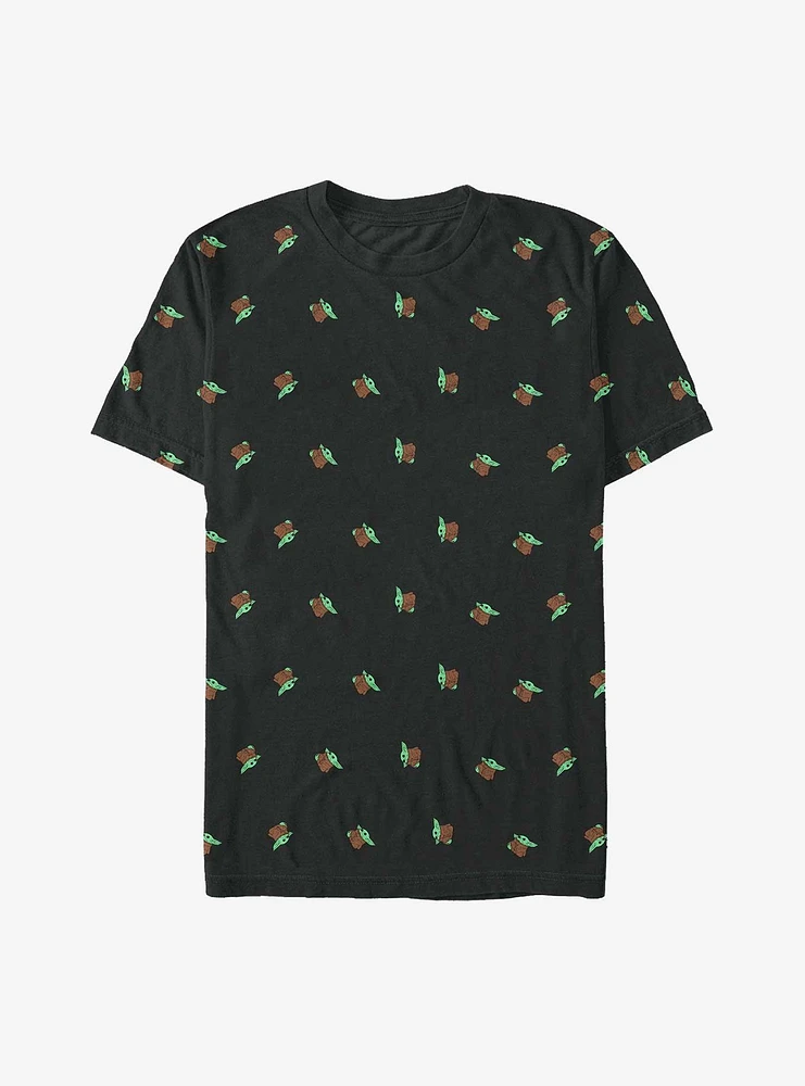 Star Wars The Mandalorian All Over Grogu T-Shirt