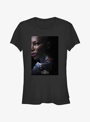 Marvel Black Panther: Wakanda Forever Aneka Movie Poster Girls T-Shirt