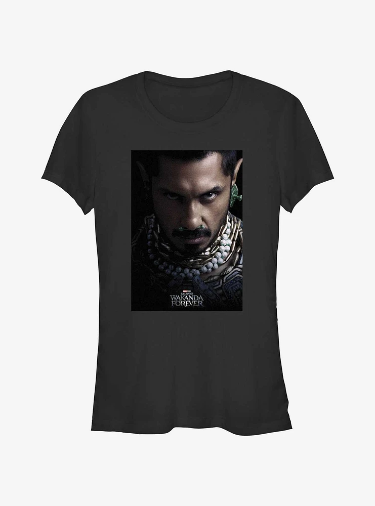 Marvel Black Panther: Wakanda Forever Namor Movie Poster Girls T-Shirt