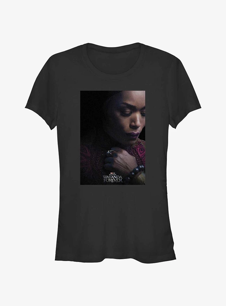 Marvel Black Panther: Wakanda Forever Queen Ramonda Movie Poster Girls T-Shirt