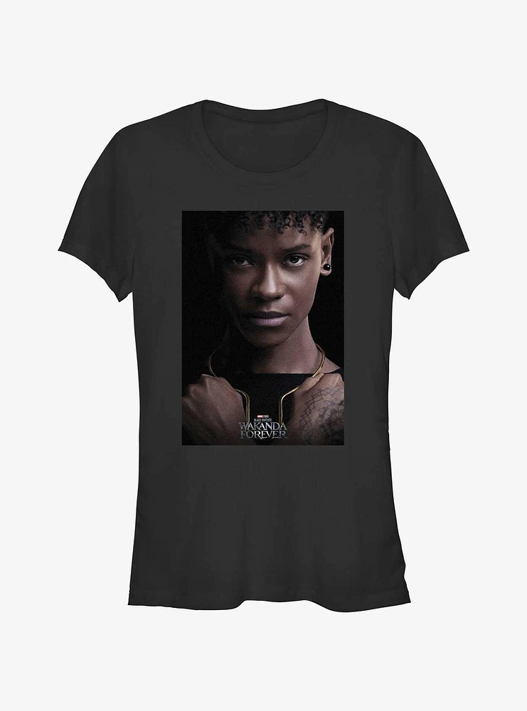 Marvel Black Panther: Wakanda Forever Shuri Movie Poster Girls T-Shirt