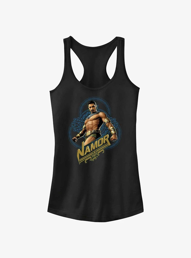 Marvel Black Panther: Wakanda Forever Namor Sea King Girls Tank