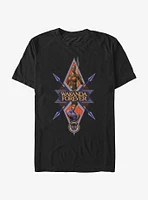 Marvel Black Panther: Wakanda Forever Okoye and Shuri Crossed Spears T-Shirt