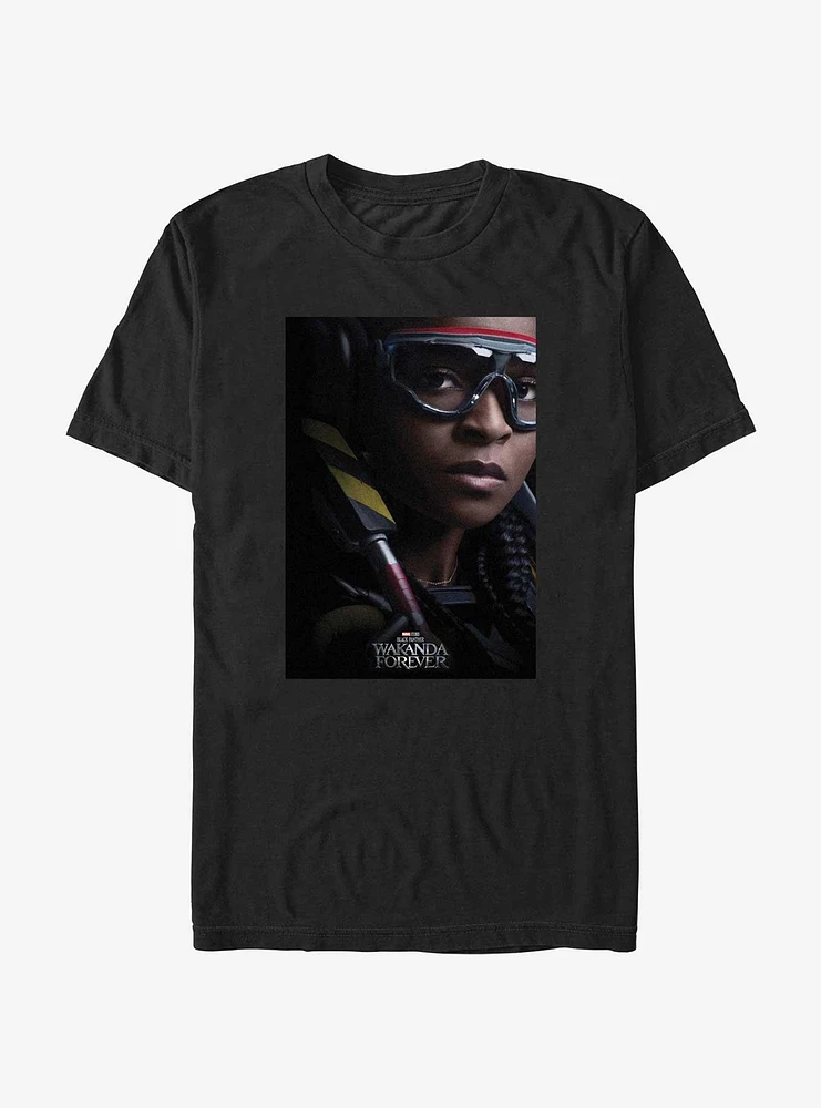 Marvel Black Panther: Wakanda Forever Iron Heart Movie Poster T-Shirt