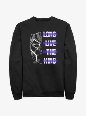 Marvel Black Panther Long Live The King Sweatshirt