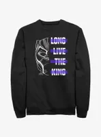 Marvel Black Panther Long Live The King Sweatshirt