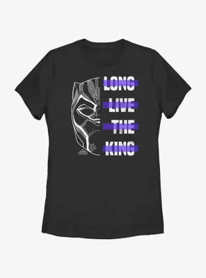 Marvel Black Panther Long Live The King Womens T-Shirt