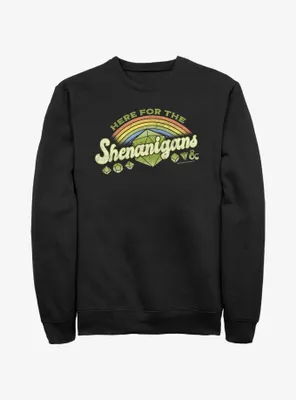 Dungeons And Dragons Here For Shenanigans Sweatshirt