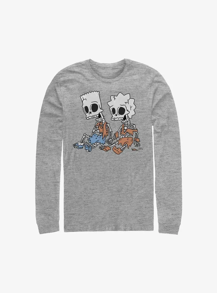 The Simpsons Skeleton Bart & Lisa Long-Sleeve T-Shirt