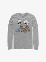 The Simpsons Skeleton Bart & Lisa Long-Sleeve T-Shirt