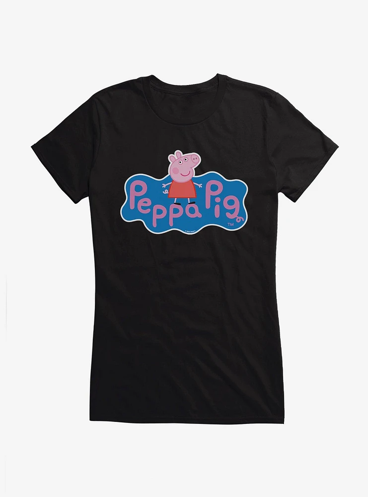 Peppa Pig Logo Girls T-Shirt