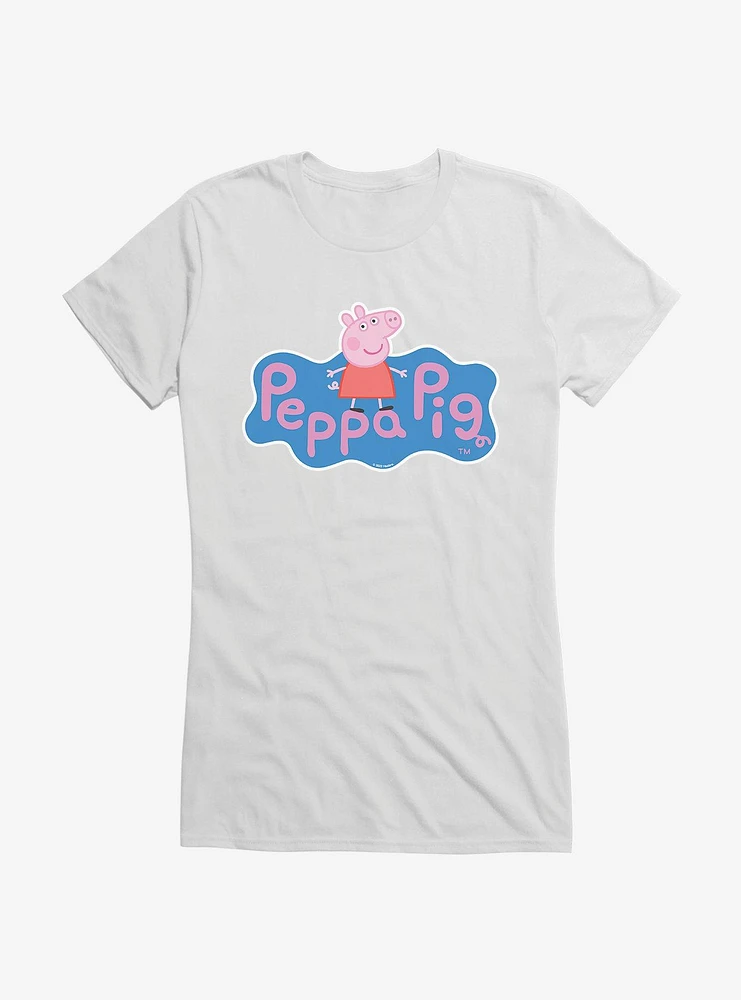 Peppa Pig Logo Girls T-Shirt