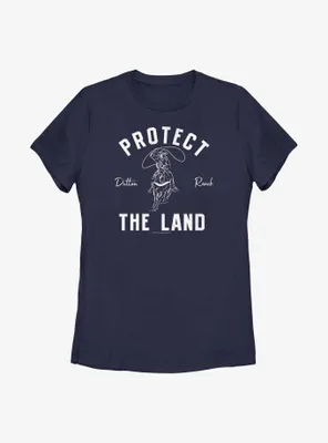 Yellowstone Protect The Land Heritage Womens T-Shirt