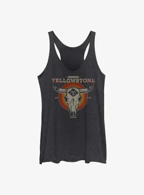 Yellowstone Skull Symbol Womens Tank Top
