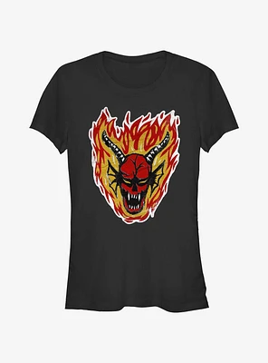 Stranger Things Demon Head Girls T-Shirt