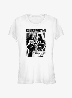 Stranger Things Eddie Munson Cutout Poster Girls T-Shirt