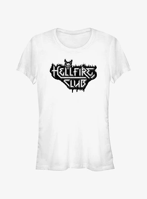 Stranger Things Hellfire Club Demon Logo Girls T-Shirt