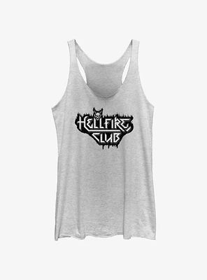 Stranger Things Hellfire Club Demon Logo Girls Tank