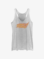 Stranger Things Vanishing Fire Logo Girls Tank