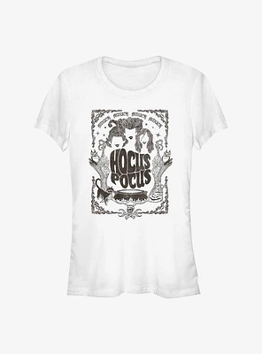 Disney Hocus Pocus Halloween Poster Girls T-Shirt