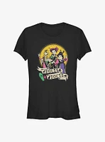 Disney Hocus Pocus Sanderson Sisters Badge Girls T-Shirt