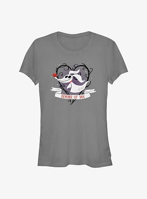 Disney The Nightmare Before Christmas Beware of Dog Zero Girls T-Shirt