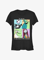 Disney The Nightmare Before Christmas Spooky Squares Girls T-Shirt