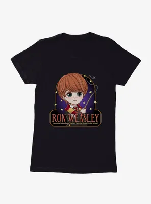 Harry Potter Weasley Wand Spell Womens T-Shirt