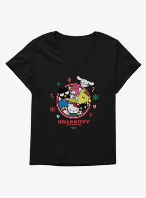 Hello Kitty and Friends Christmas Decorations Womens T-Shirt Plus
