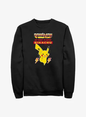 Pokemon Battle Ready Pikachu Sweatshirt