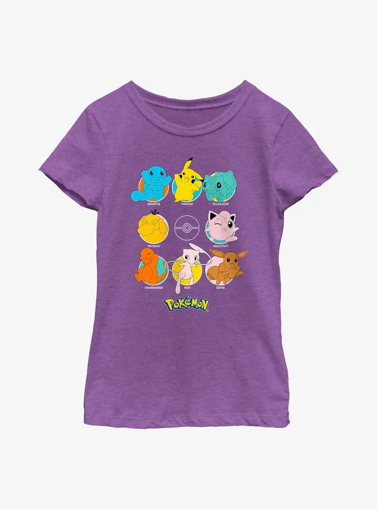 Pokemon Classic Youth Girls T-Shirt