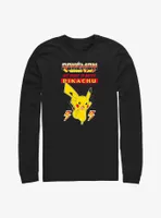 Pokemon Battle Ready Pikachu Long-Sleeve T-Shirt