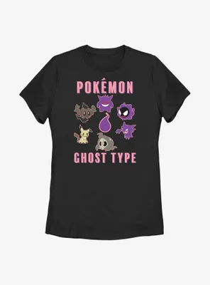 Pokemon Ghost Type Womens T-Shirt