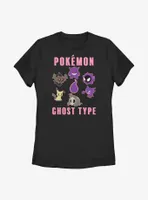 Pokemon Ghost Type Womens T-Shirt